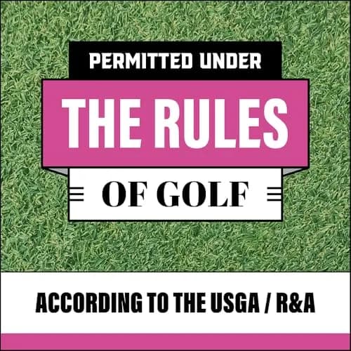 Alignment Ball Mark Pink Golf Ball Marker with 360° Rotating Alignment Aid | USGA Compliant thumbnail 4
