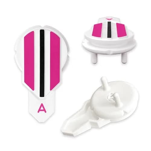 Alignment Ball Mark Pink Golf Ball Marker with 360° Rotating Alignment Aid | USGA Compliant thumbnail 2