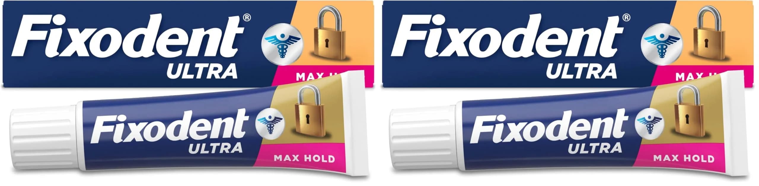 Fixodent Ultra Max Hold Denture Adhesive Cream 4.4 oz (124.7 g) | Strongest All-Day Hold for Secure Dentures - main product image