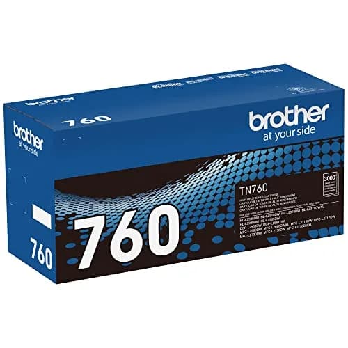 Brother Genuine TN760 High Yield Black Toner Cartridge (3-Pack) | Prints 3000 Pages Per Cartridge thumbnail 4