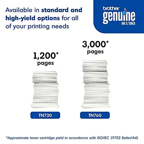Brother Genuine TN760 High Yield Black Toner Cartridge (3-Pack) | Prints 3000 Pages Per Cartridge thumbnail 7