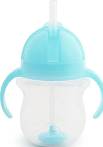 Munchkin Any Angle Sippy Cup 7oz | Spill Proof Weighted Straw for Toddlers thumbnail 1