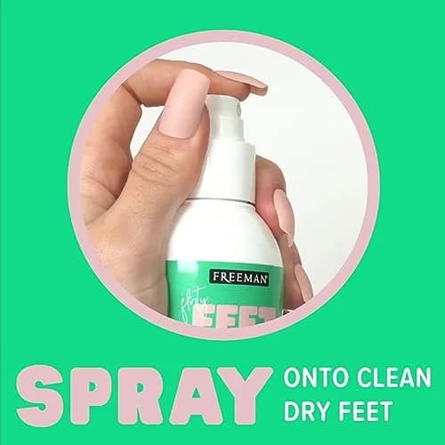 Freeman Flirty Feet Coconut & Aloe Foot Peeling Spray 236ml (8 fl.oz.) | Exfoliates Dead Skin for Soft Feet thumbnail 6