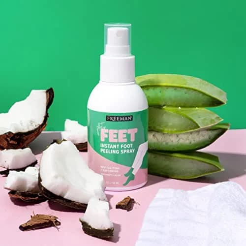 Freeman Flirty Feet Coconut & Aloe Foot Peeling Spray 236ml (8 fl.oz.) | Exfoliates Dead Skin for Soft Feet thumbnail 10