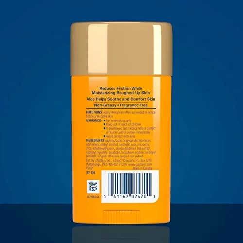 Gold Bond Friction Defense Stick with Aloe, 100g (3.5 oz) Pack of 2 | Prevents Chafing & Soothes Skin thumbnail 3
