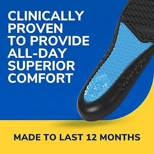 Dr. Scholl's Superior Comfort Insoles for Women | Massaging Gel | All-Day Work | Pack of 2 | Trim to Fit thumbnail 3