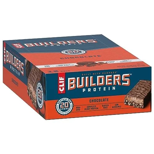 CLIF BUILDERS Protein Bars - Chocolate Flavor - 20g Plant Based Protein - Gluten Free - 2.4 oz. (68g) | Post-Workout Recovery Snack thumbnail 7