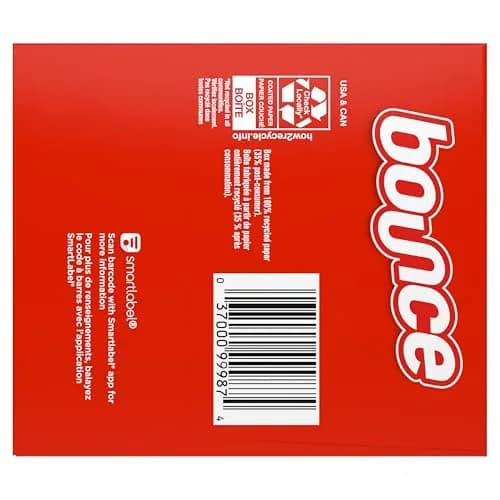 Bounce Fabric Softener Sheets Fresh Linen Scent 480 Count (2.2 kg / 4.8 lb) | Controls Static Cling & Reduces Wrinkles thumbnail 8
