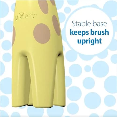 Dr. Brown's Infant-to-Toddler Training Toothbrush Soft Giraffe 2-Pack | BPA-Free for Ages 0-3 Years thumbnail 4