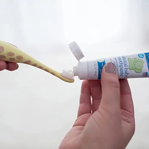 Dr. Brown's Infant-to-Toddler Training Toothbrush Soft Giraffe 2-Pack | BPA-Free for Ages 0-3 Years thumbnail 9
