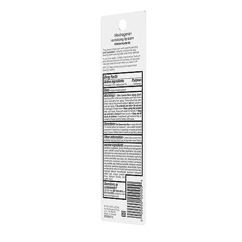 Neutrogena Revitalizing Tinted Lip Balm SPF 20 Sheer Fresh Plum 0.3 oz (0.15 oz Pack of 2) | Hydrates & Improves Lip Texture in 1 Week thumbnail 7