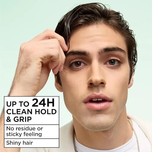 Garnier Fructis Pure Clean Styling Hair Gel Extra Strong Hold 24HRs 402ml (13.6 fl oz) | Non-Flaking, Non-Sticky Formula with Aloe thumbnail 3