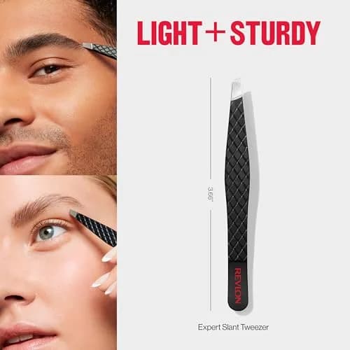 REVLON Expert Slant Tip Tweezer, Stainless Steel | Pack of 2 | 4.5 cm (1.9 in) thumbnail 8