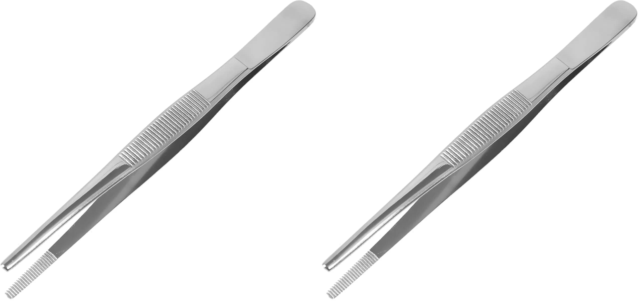MABIS Surgical Tweezers and Dressing Forceps 5.5 inches | Serrated Stainless Steel for Precise Handling - main product image