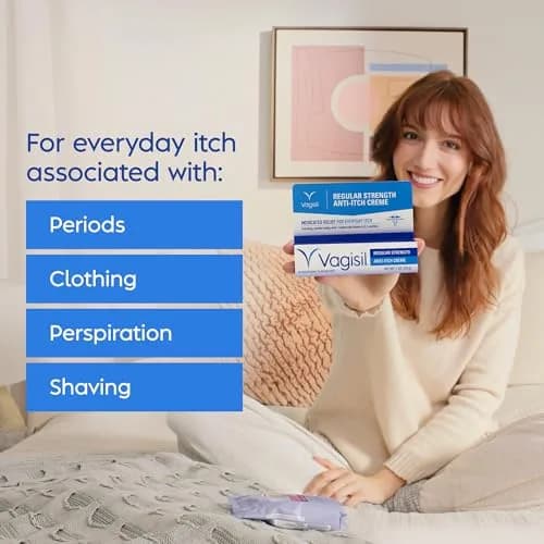 Vagisil Regular Strength Feminine Cream 1 oz | Fast-Relief & Moisturizer for Women thumbnail 3