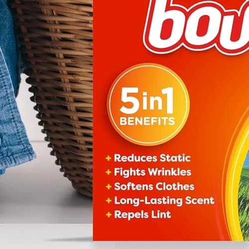 Bounce Outdoor Fresh Dryer Sheets 480 Count (2 Packs of 240) | Static Control & Wrinkle Reduction thumbnail 2