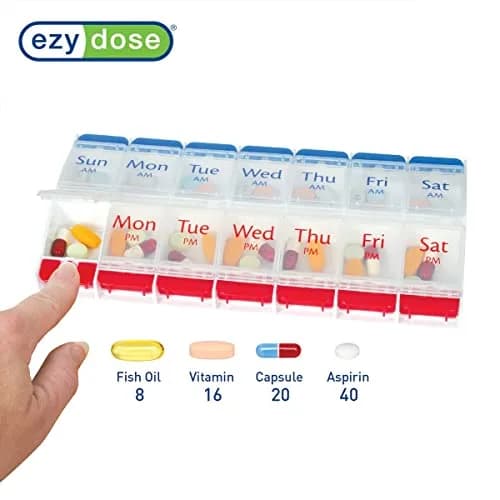 EZY DOSE 7-Day AM/PM Pill Organizer | Arthritis Foundation Ease-of-Use Commendation thumbnail 3