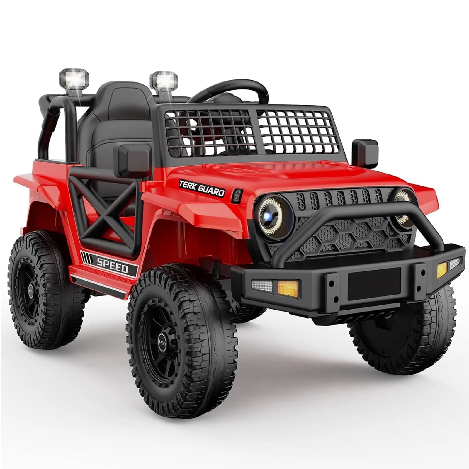 YunTopKids 12V Ride-On Toy Car for Kids | Remote Control, Bluetooth, 4-Wheel Suspension - main product image