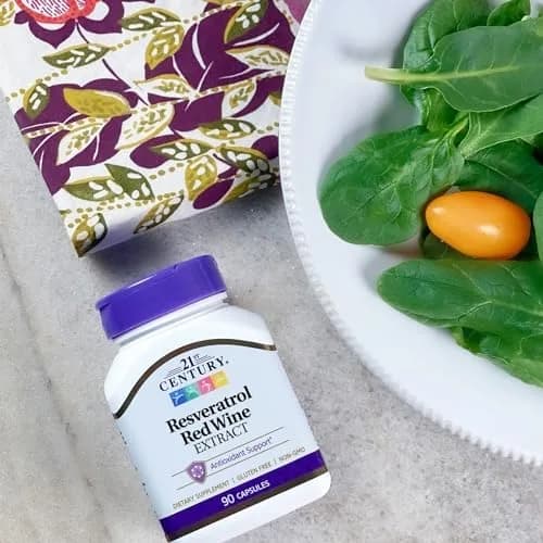 21st Century Resveratrol Red Wine Extract Capsules | Antioxidant Support for Cellular Wellness thumbnail 4