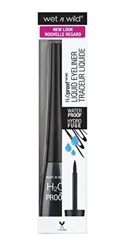 wet n wild Liquid Eyeliner H2O Proof Black 10ml (0.34 Fl Oz) | Waterproof & Smudge-Proof thumbnail 3