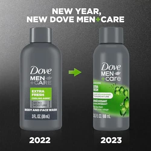 DOVE MEN + CARE Extra Fresh Body Wash 255ml (3 x 3 Fl Oz) | Hydrates Skin All Day thumbnail 4