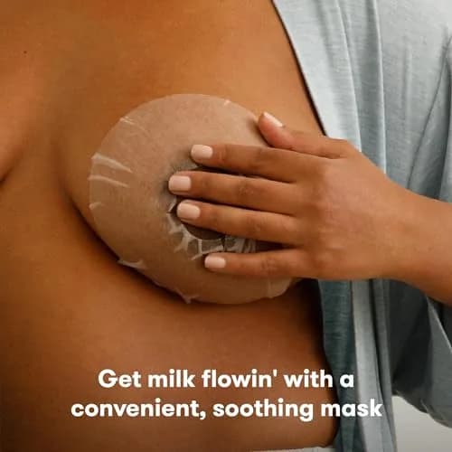Frida Mom Breast Mask for Lactation 2 Sheet Masks | Support Milk Supply with Fenugreek + Fennel thumbnail 2