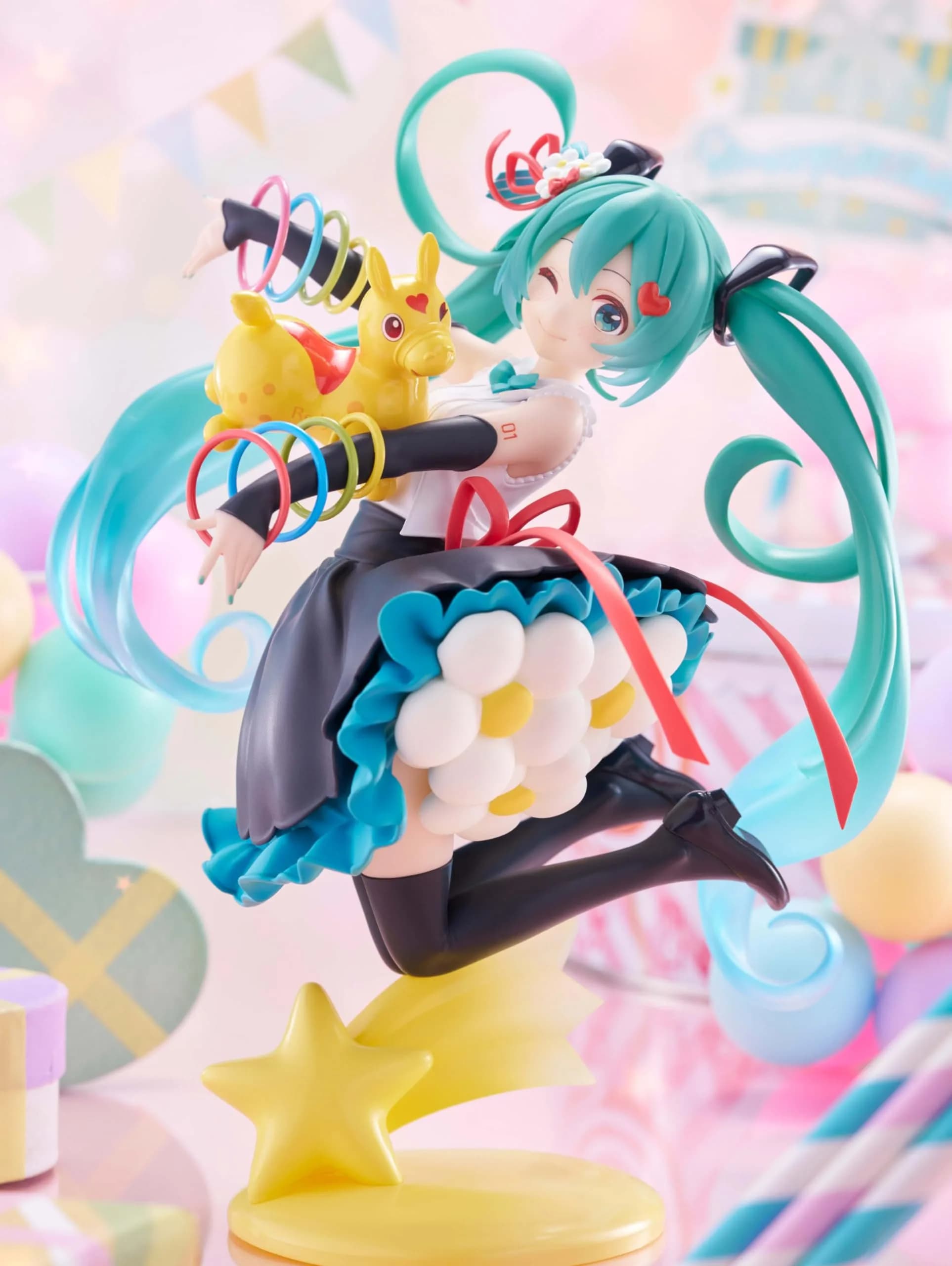 Taito Hatsune Miku x Rody AMP+ Action Figure (8 inches) | Anime Vocaloid Collectible