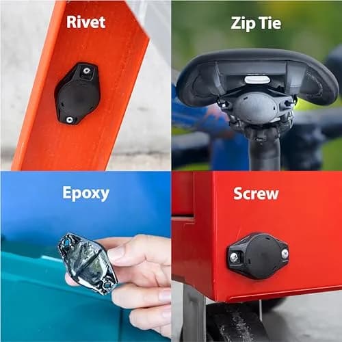 Elevation Lab AirTag Universal Mount 4 Pack Black | Securely Track Tools, Vehicles, Bikes, Watercraft thumbnail 3