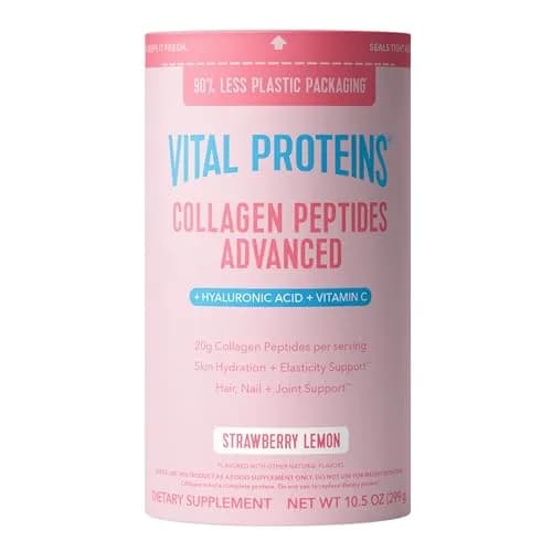 Vital Proteins Collagen Peptides Advanced, Strawberry Lemon | 13 Servings | Supports Skin & Joints thumbnail 1