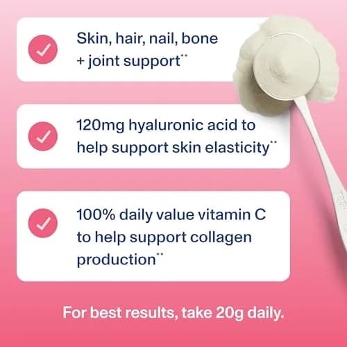 Vital Proteins Collagen Peptides Advanced, Strawberry Lemon | 13 Servings | Supports Skin & Joints thumbnail 7