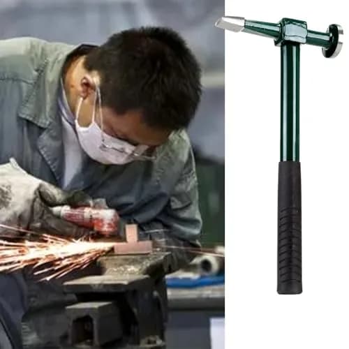 BinaryABC Sheet Metal Hammer, Auto Body Planishing Tool for Car Dent Repair, 30cm (11.8in) thumbnail 4