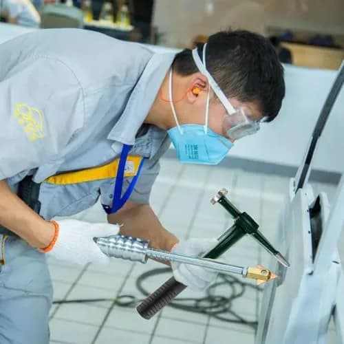 BinaryABC Sheet Metal Hammer, Auto Body Planishing Tool for Car Dent Repair, 30cm (11.8in) thumbnail 3