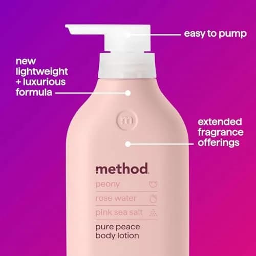 Method Pure Peace Body Lotion 414ml (14 fl oz) | 24hr Moisture with Hyaluronic Acid & Shea Butter thumbnail 3