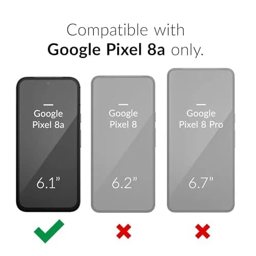 Crave Dual Guard for Google Pixel 8a Case - Forest Green | Dual Layer TPU/PC Protection thumbnail 2