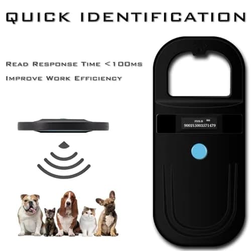 Smoostart Microchip Scanner FDX-B/EMID Compatible, 1000 Records USB Upload | Reads 15-Digit FDX-B & 10-Digit EMID Pet Chips thumbnail 4