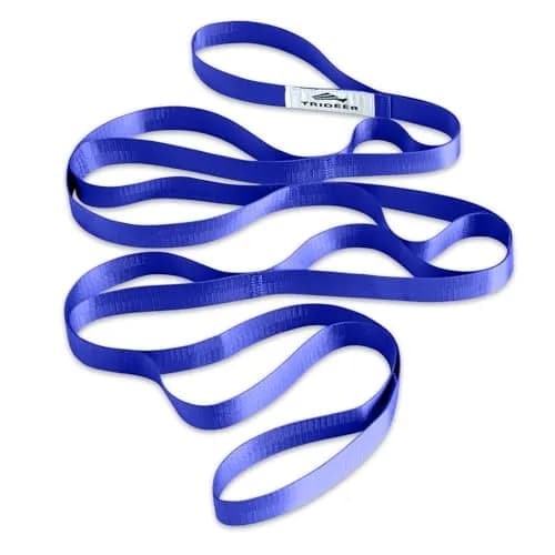 Trideer Stretching Strap with Loops, Yoga Strap, Stretch Bands for Exercise | Durable & Versatile for Flexibility & Recovery thumbnail 1