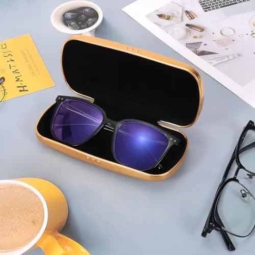 Hifot Metal Eyeglass Case, Hard Shell, Aluminum Spectacles Box, 15.5cm x 6.5cm | Stylish & Durable thumbnail 5