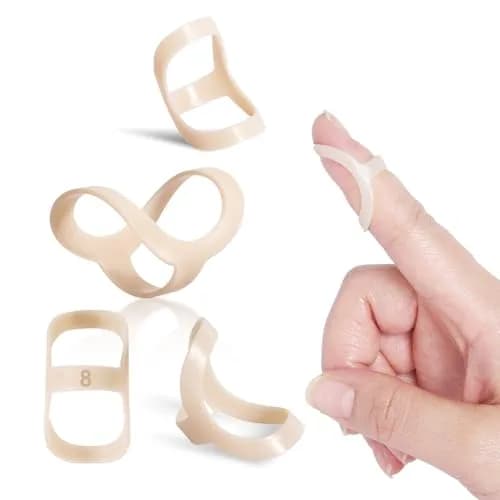 UAKIKAU Oval Finger Splint 6 pcs (Size 6 & 7) | Arthritis, Mallet, Trigger Finger Support thumbnail 1