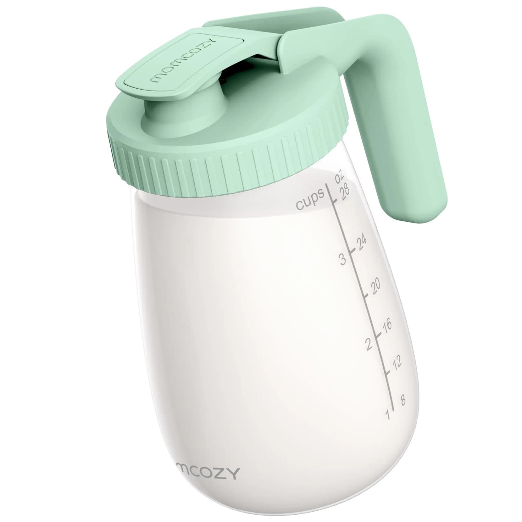 Momcozy Glass Breast Milk Pitcher 946ml (32oz) | Heat-Resistant, Leak-Proof, BPA-Free - main product image