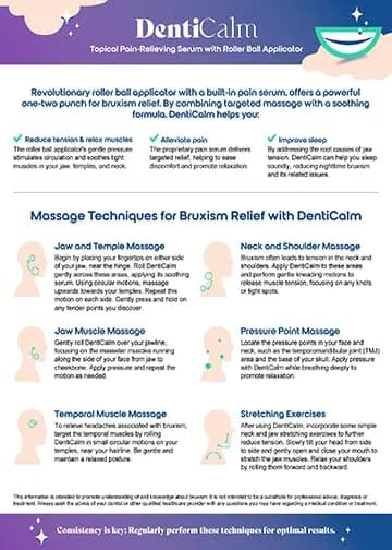 nfuse DentiCalm Soothing Pain Relief for Teeth Grinding & Jaw Clenching 0.47 OZ | Targeted Facial Tension Relief thumbnail 9