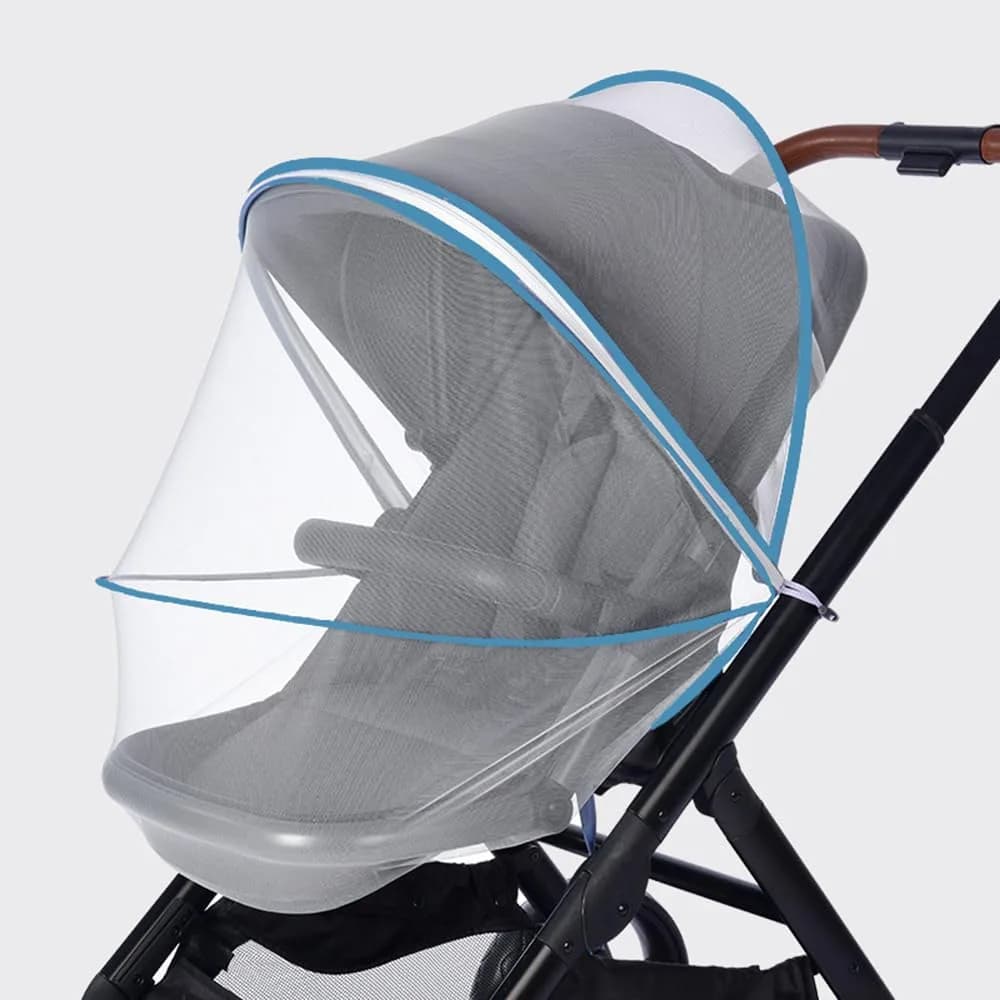 WVMKOR Baby Stroller Mosquito Net Blue | Universal Fit for 43-100cm Strollers