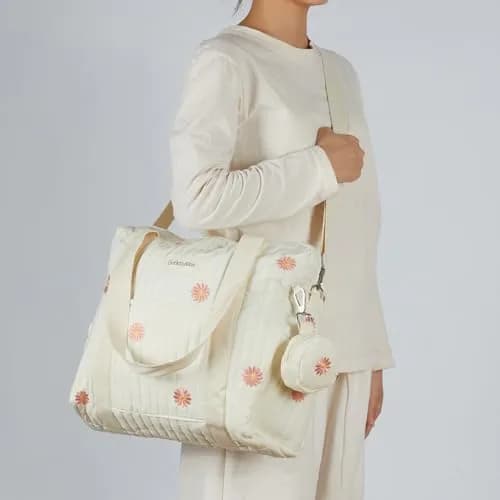 GOBABYMART 3pc Diaper Bag Tote Set with Changing Pad & Pacifier Case | Hospital & Travel Baby Care thumbnail 6