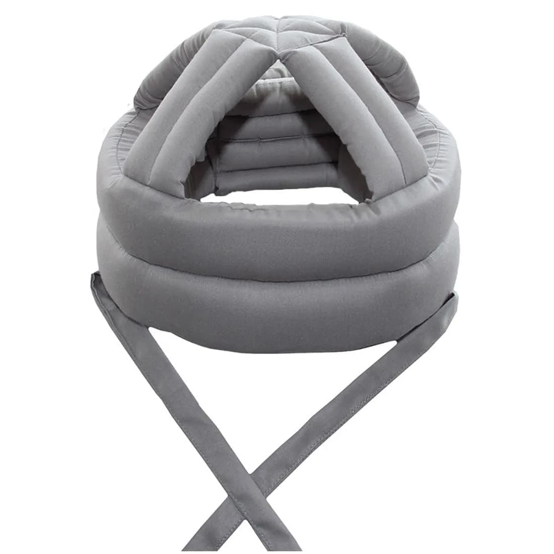 PENINSULA LOVE Elderly Protective Hat Thick Soft Helmet Seniors Anti-Fall Head Protection Hat Adjustable Safety Helmet Bump Cap for Old Man Surgery Recovery Head Injury Stroke Patient (A-Grey) 50-73cm