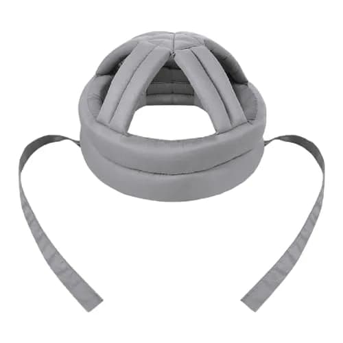 PENINSULA LOVE Elderly Protective Hat Thick Soft Helmet Seniors Anti-Fall Head Protection Hat Adjustable Safety Helmet Bump Cap for Old Man Surgery Recovery Head Injury Stroke Patient (A-Grey) 50-73cm thumbnail 6