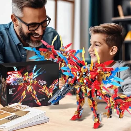 TIALLOW Phoenix Mecha Building Toy Transform Robotic Set Hero Figure Model Kit 531 Pieces | Educational STEM Toy thumbnail 5