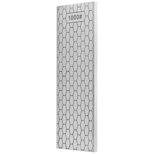S SATC Diamond Sharpening Stone 20.3 cm (8 inch) 600/1000 Grit | Dual-Sided Honing Plate for Knives and Tools thumbnail 1