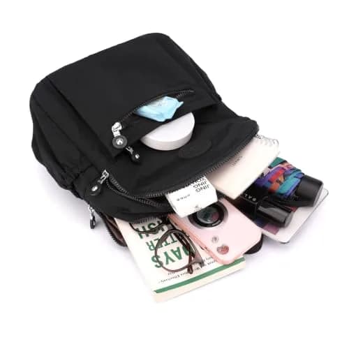 Tanweibago Mini Nylon Women Backpack Purse Lightweight Waterproof Travel Multi-Pockets | Compact & Durable thumbnail 3