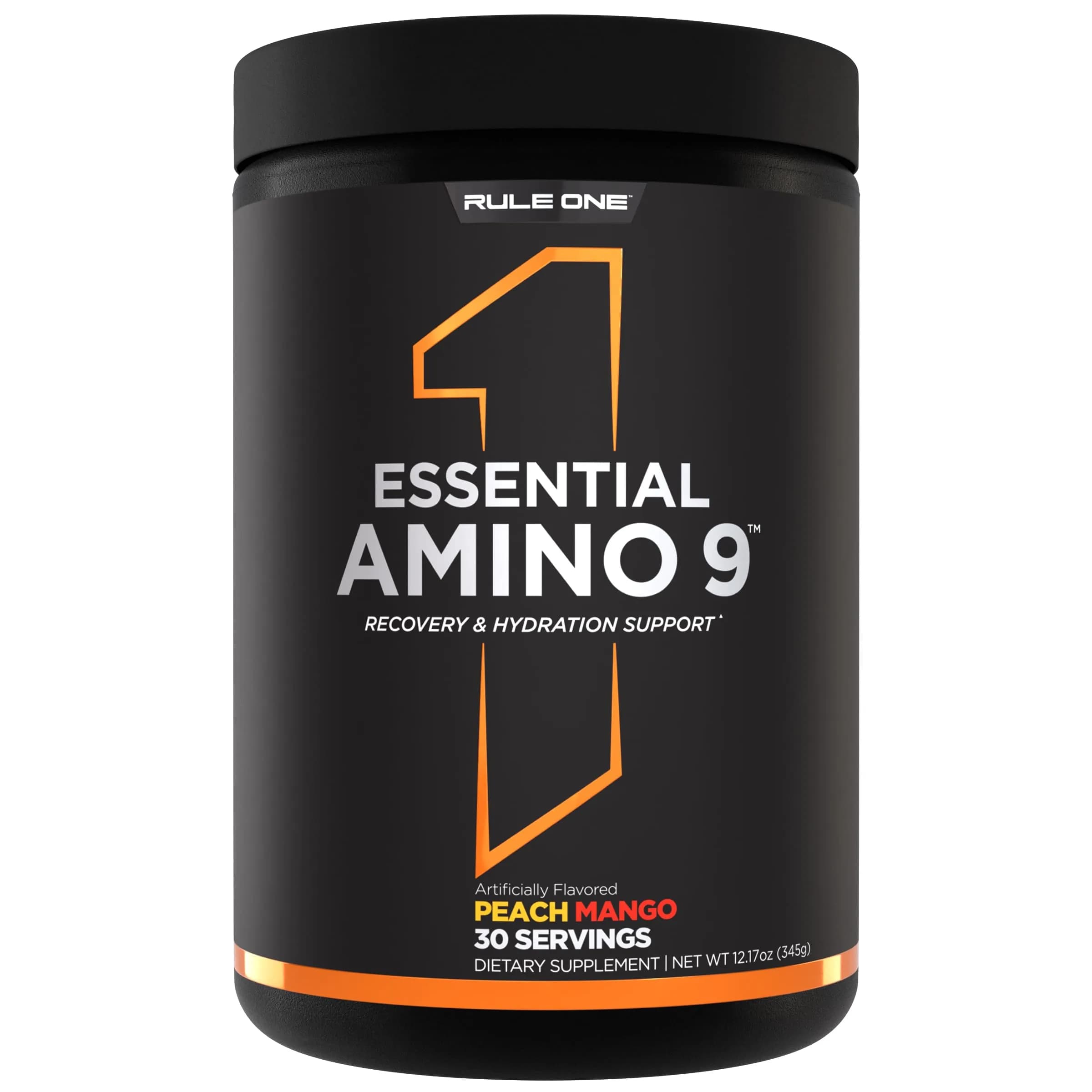 Rule 1 Proteins Essential Amino 9, Grape, 30 Servings | Supports Muscle Recovery & Hydration — Peach Mango / 12 Ounce