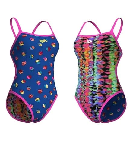 ARENA Performance Reversible Women's Sports Swimsuit Challenge Back Size 26 | Chlorine-Resistant, UPF 50+ thumbnail 6