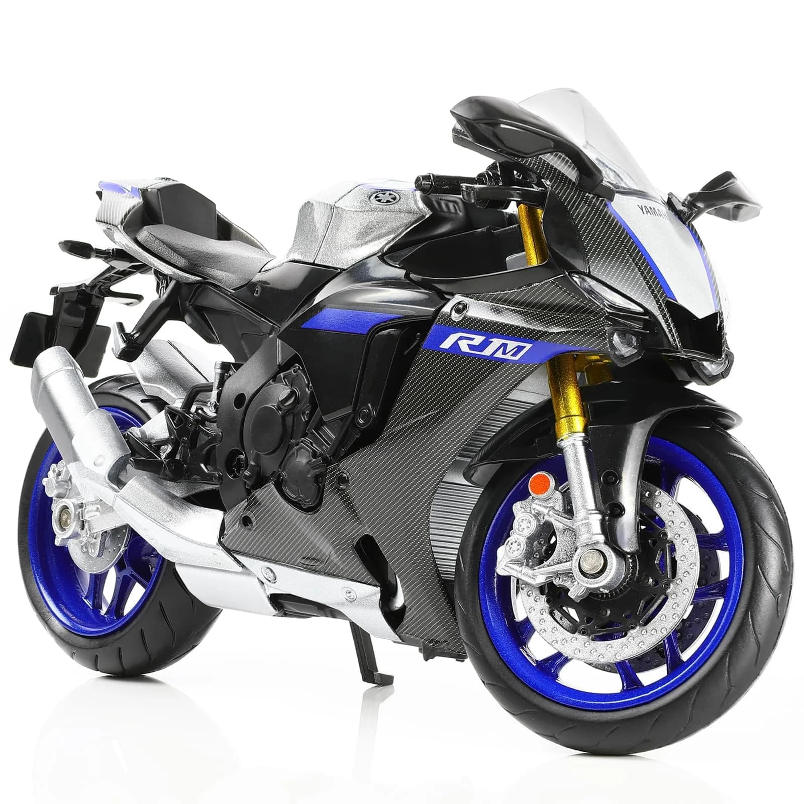 Risopen Honda CBR 1000RR Die-cast Motorcycle Model 1:12 Scale | Authentic USA Import — 02.light Blue